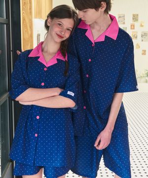 [2PACK] 콤피 클린핏 반팔 잠옷 파자마세트