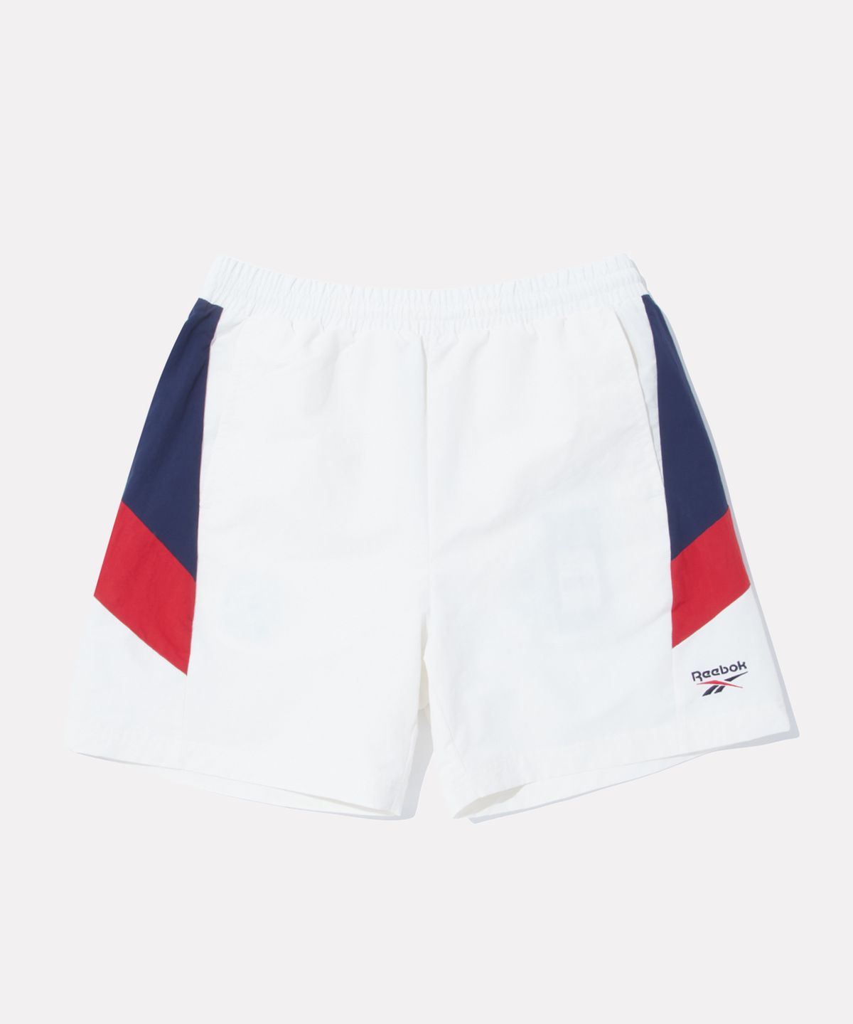 리복(REEBOK) DNA 컬러블록 쇼츠 - 화이트:네이비