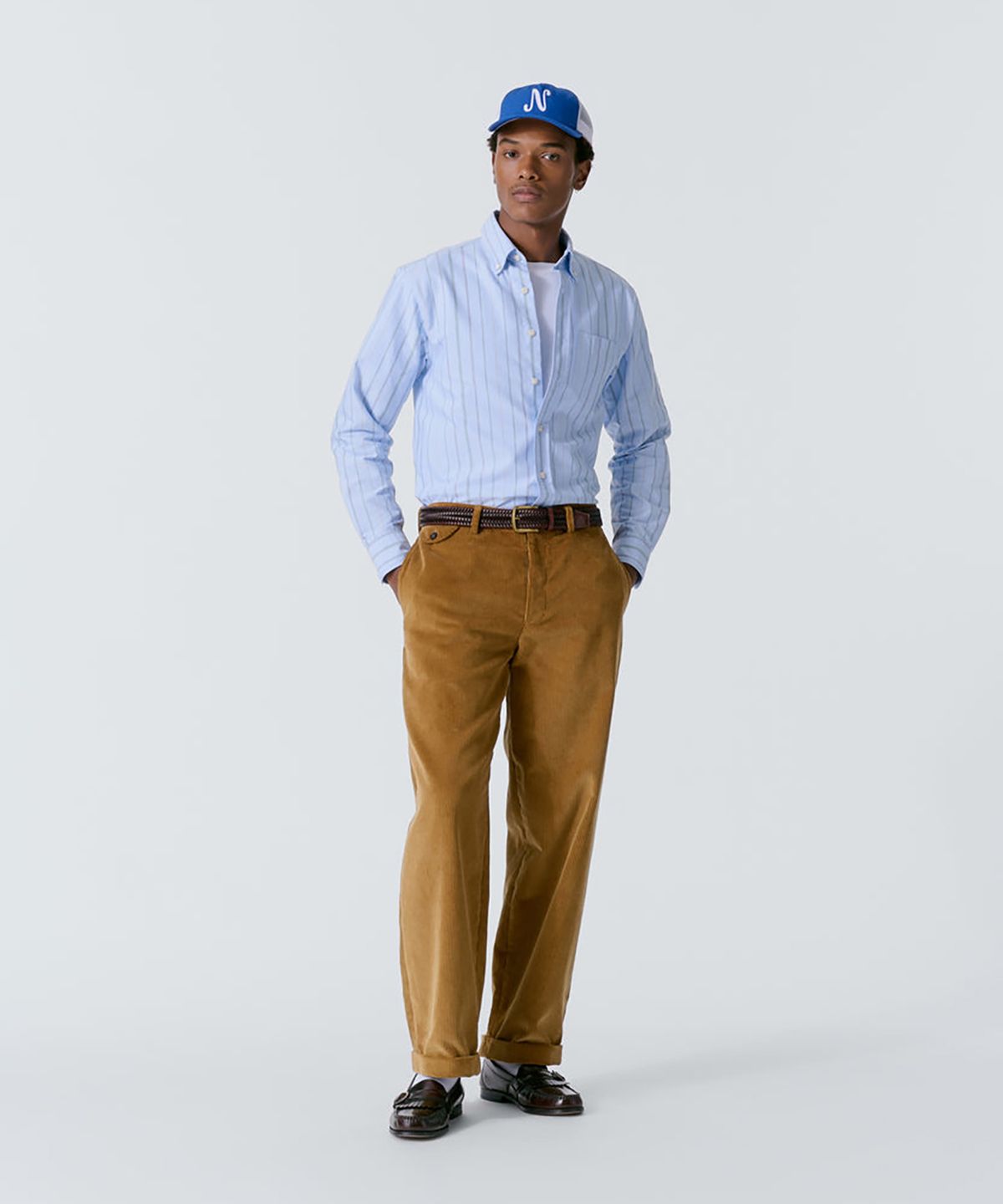 노아(NOAH) (U) 코듀로이 스토브파이프 팬츠 펀 CORDUROY STOVEPIPE PANT FAWN