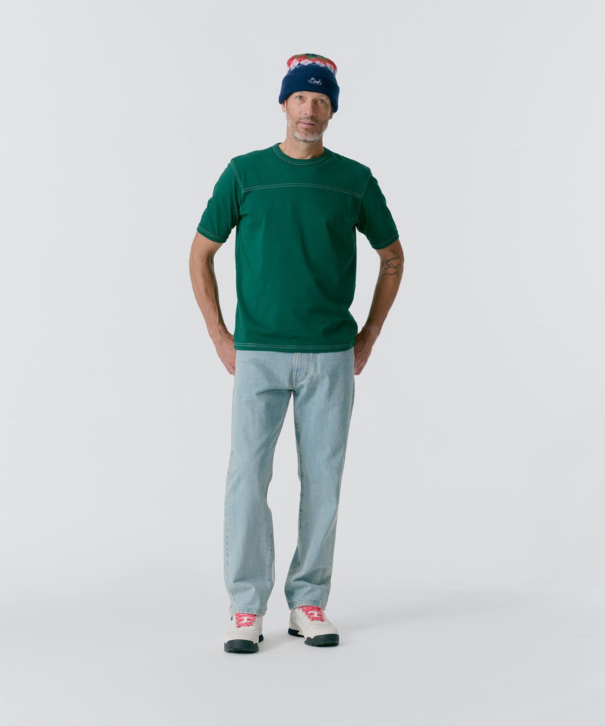 노아(NOAH) (U) 풋볼 탑 포레스트 그린 FOOTBALL TOP FOREST GREEN