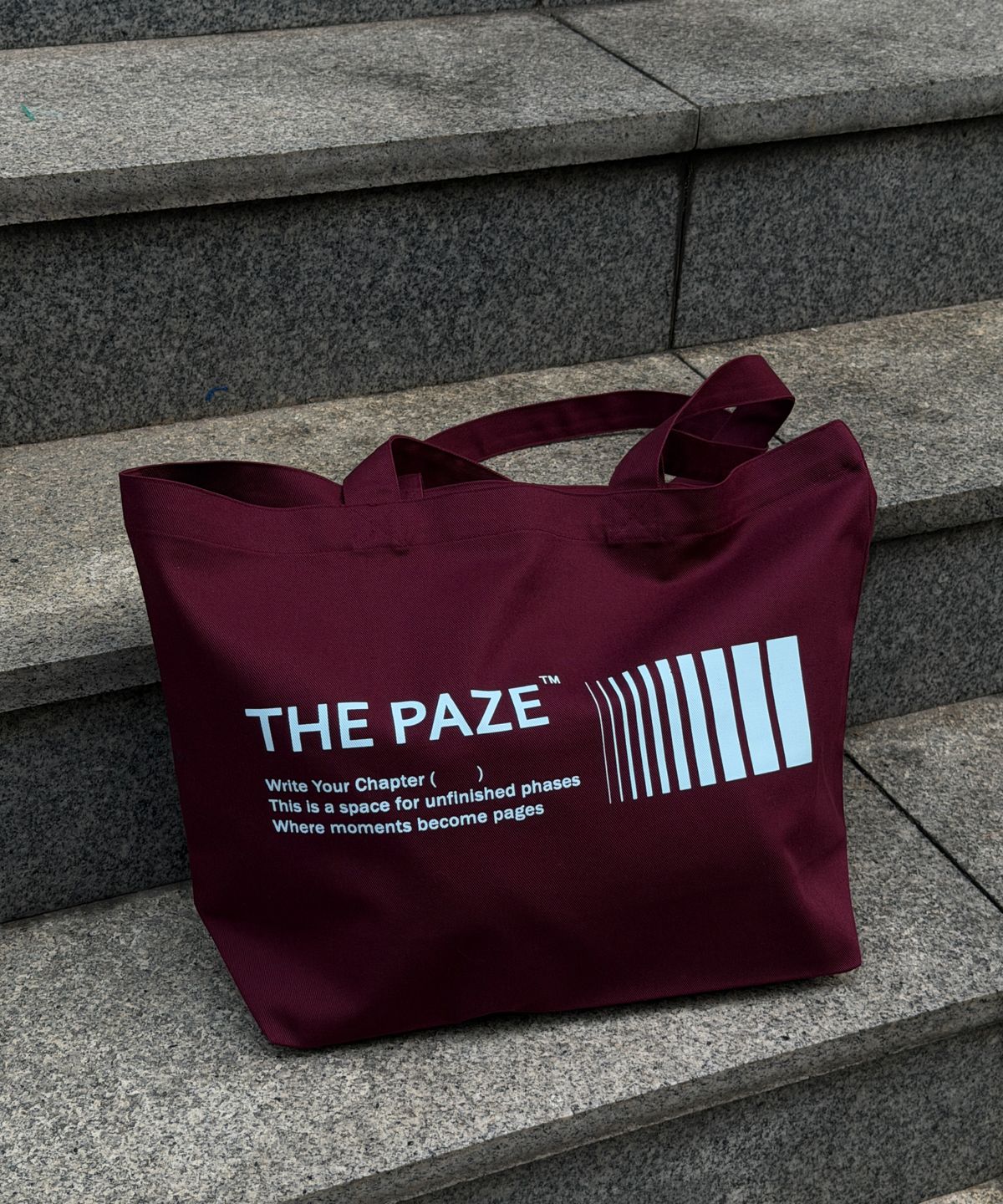 더페이즈(THE PAZE) P.1 BURGUNDY ECO BAG