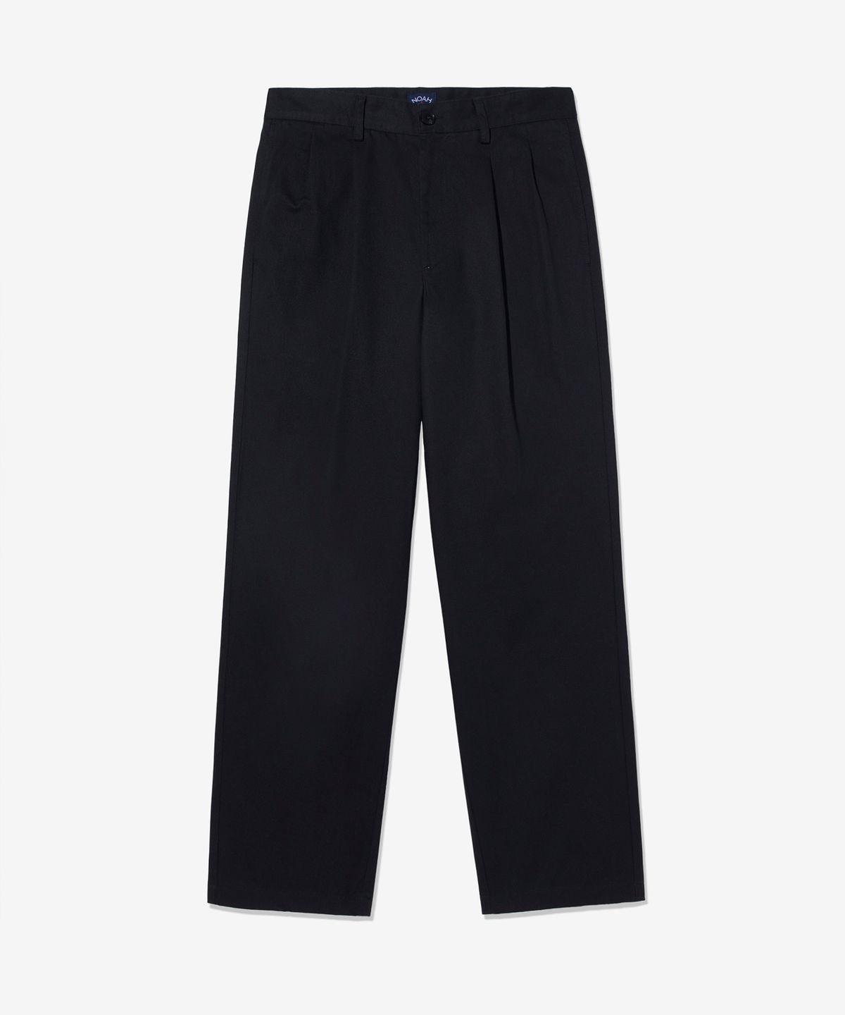 노아(NOAH) (U) 트윌 더블 플리츠 팬츠 블랙 TWILL DOUBLE-PLEAT PANT BLACK