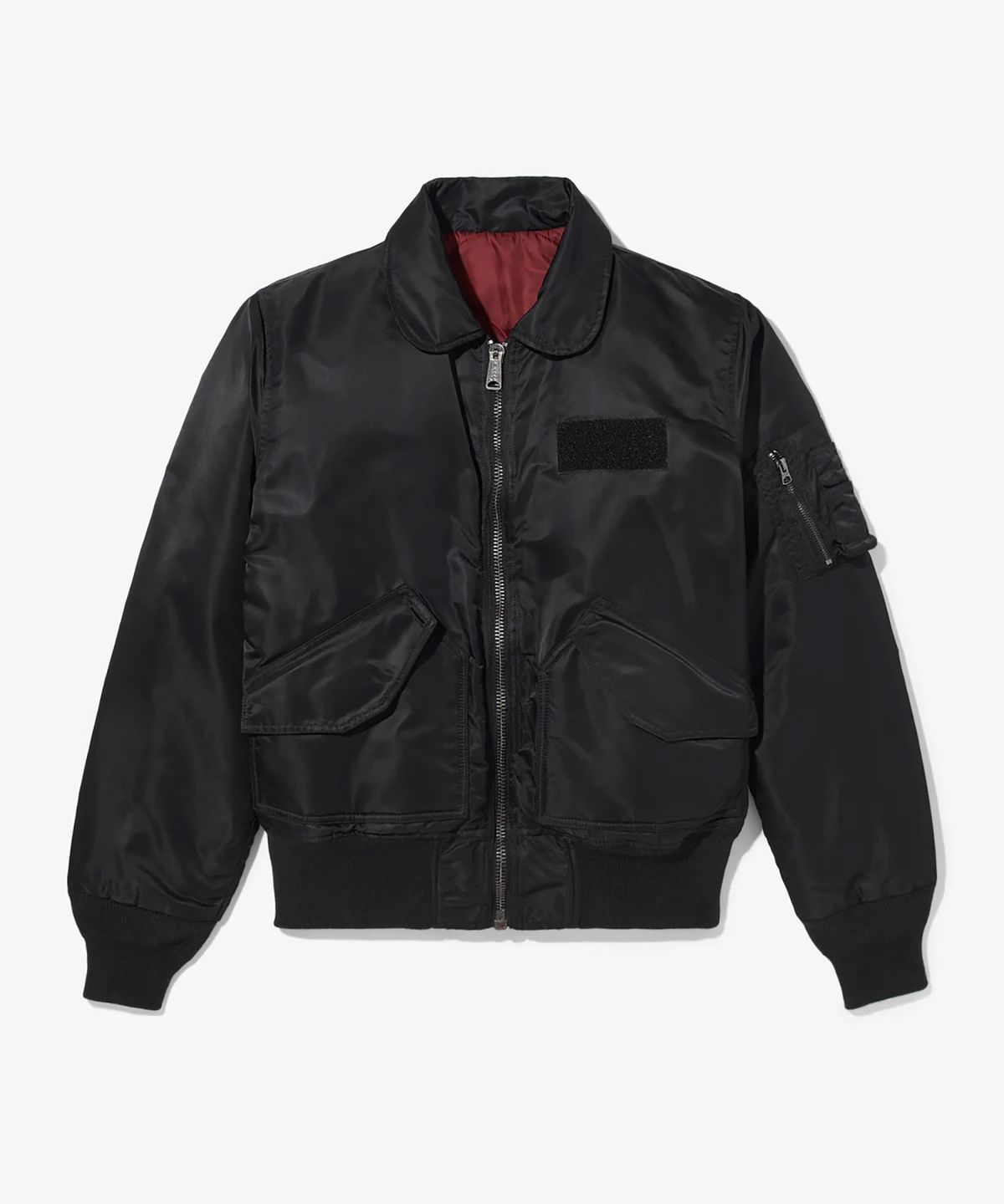 노아(NOAH) (U) 노아 X 알파 인더스트리 MA-2 재킷 블랙 NOAH X ALPHA INDUSTRIES MA-2 JACKET BLACK