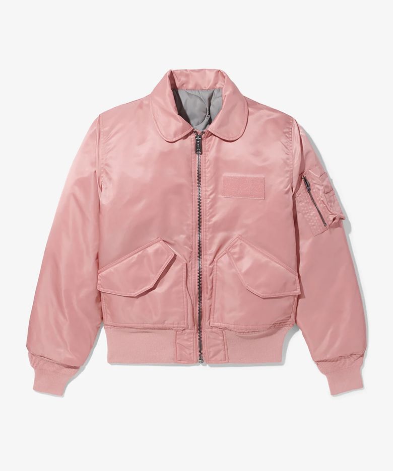 (U) 노아 X 알파 인더스트리 MA-2 재킷 로즈 NOAH X ALPHA INDUSTRIES MA-2 JACKET PINK