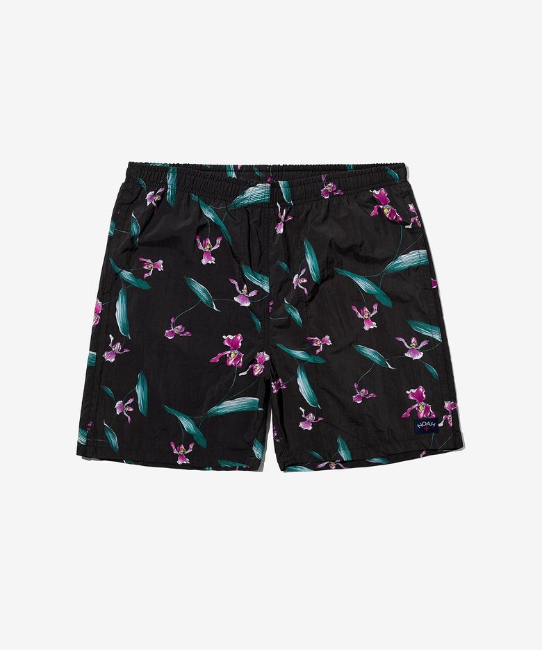 (U) 플로럴 스윔 트렁크 다크 브라운 FLORAL SWIM TRUNK DARK BROWN