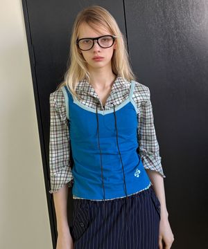 ONE EDGE SLEEVELESS / classic blue