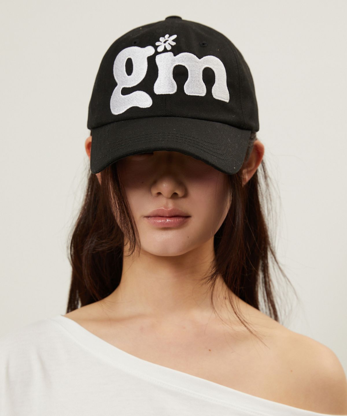 기머(GIMOR) GM Flower Ball Cap Black