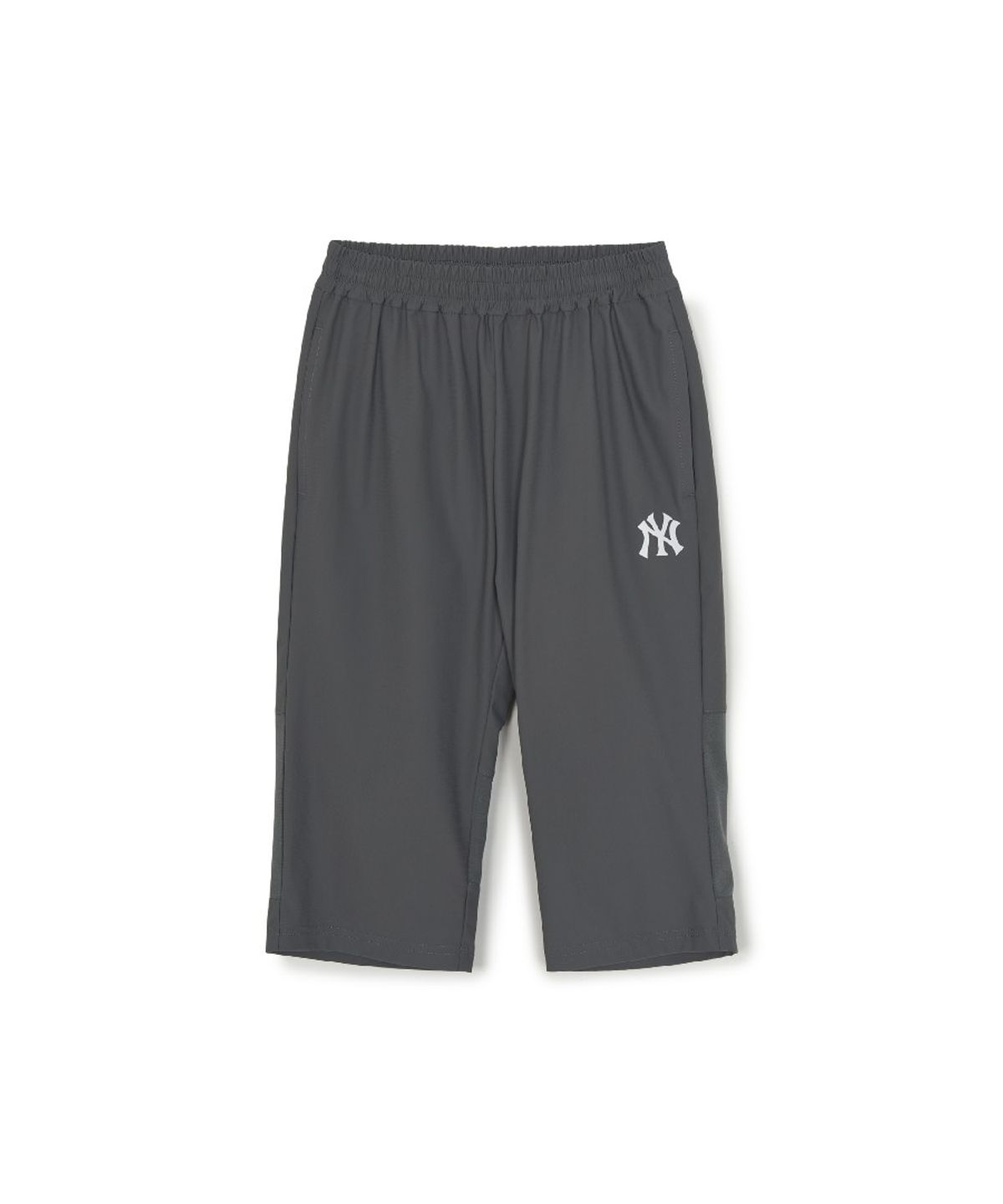 엠엘비 키즈(MLB KIDS) 스포티브 트리코트 메쉬배색 7부 팬츠 NY (Grey)