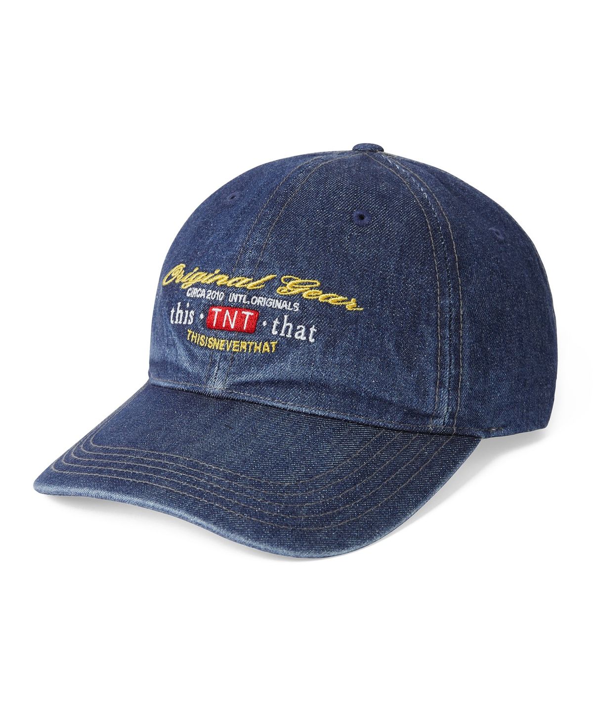 디스이즈네버댓(THISISNEVERTHAT) Original Gear Denim Cap Indigo