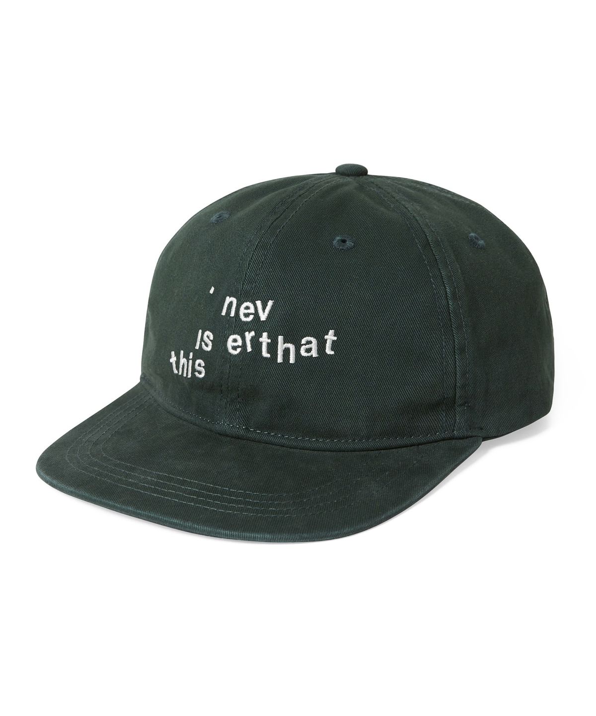 디스이즈네버댓(THISISNEVERTHAT) Broken Logo Cap Green