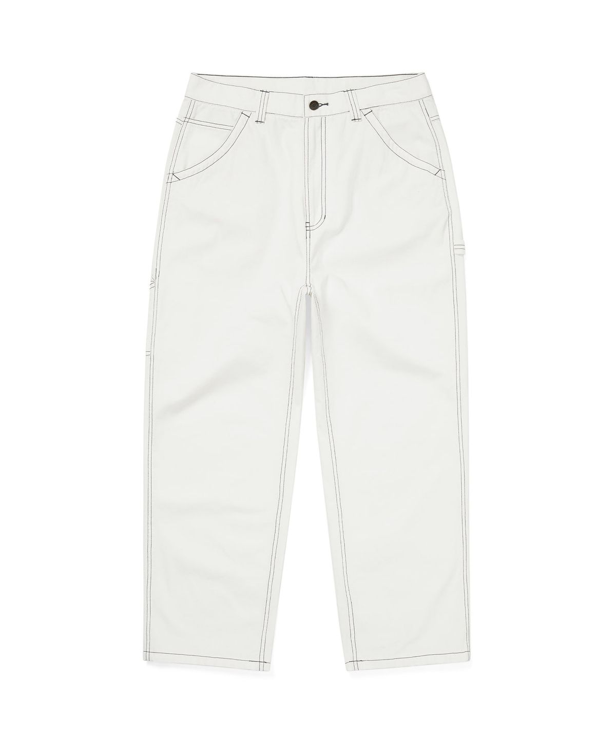 디스이즈네버댓(THISISNEVERTHAT) Washed Canvas Work Pant White