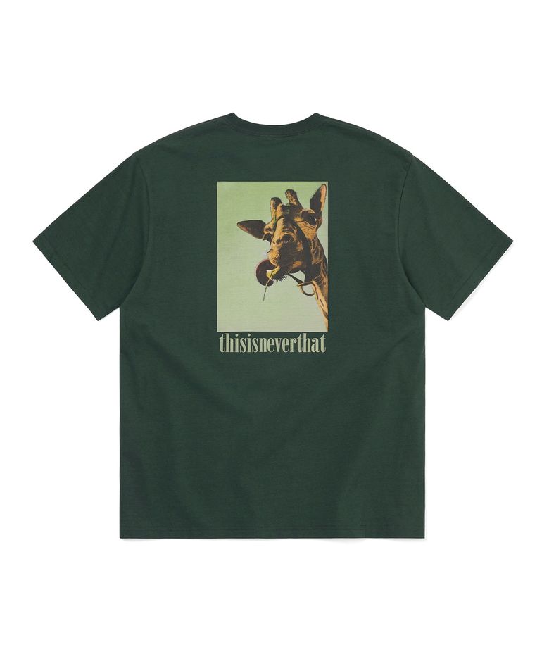 Giraffe Tee Deep Forest