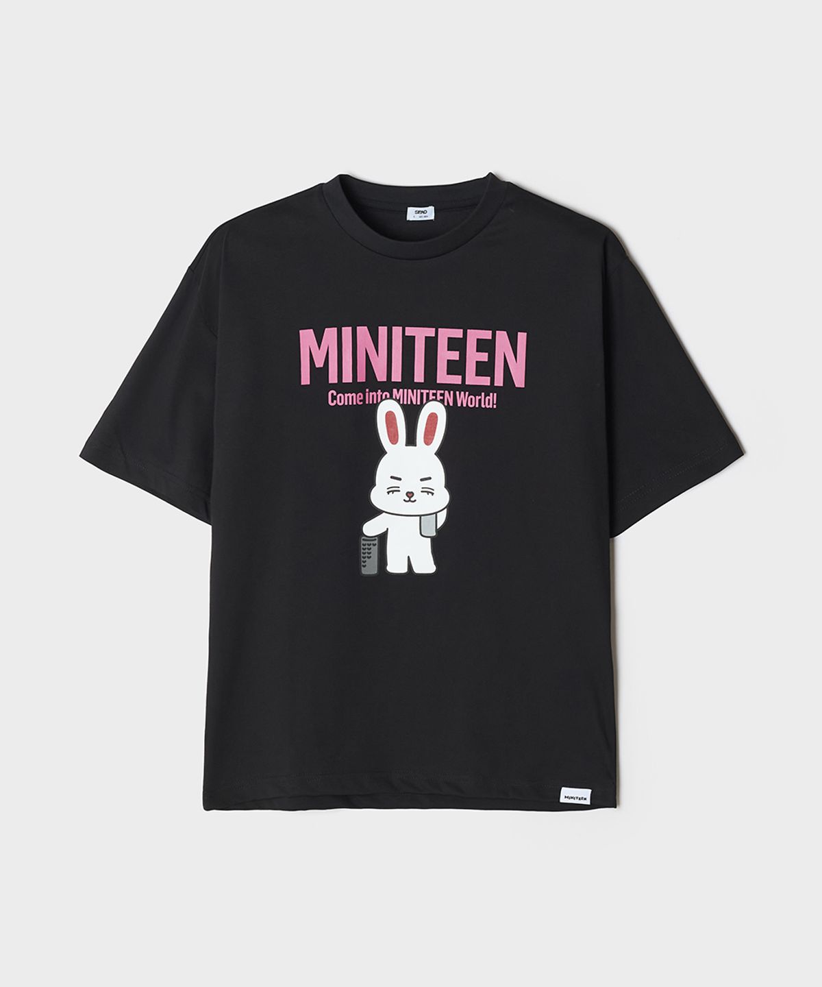 스파오(SPAO) [미니틴] 반팔 티셔츠(BURGUNDY)_SPRLG25U16