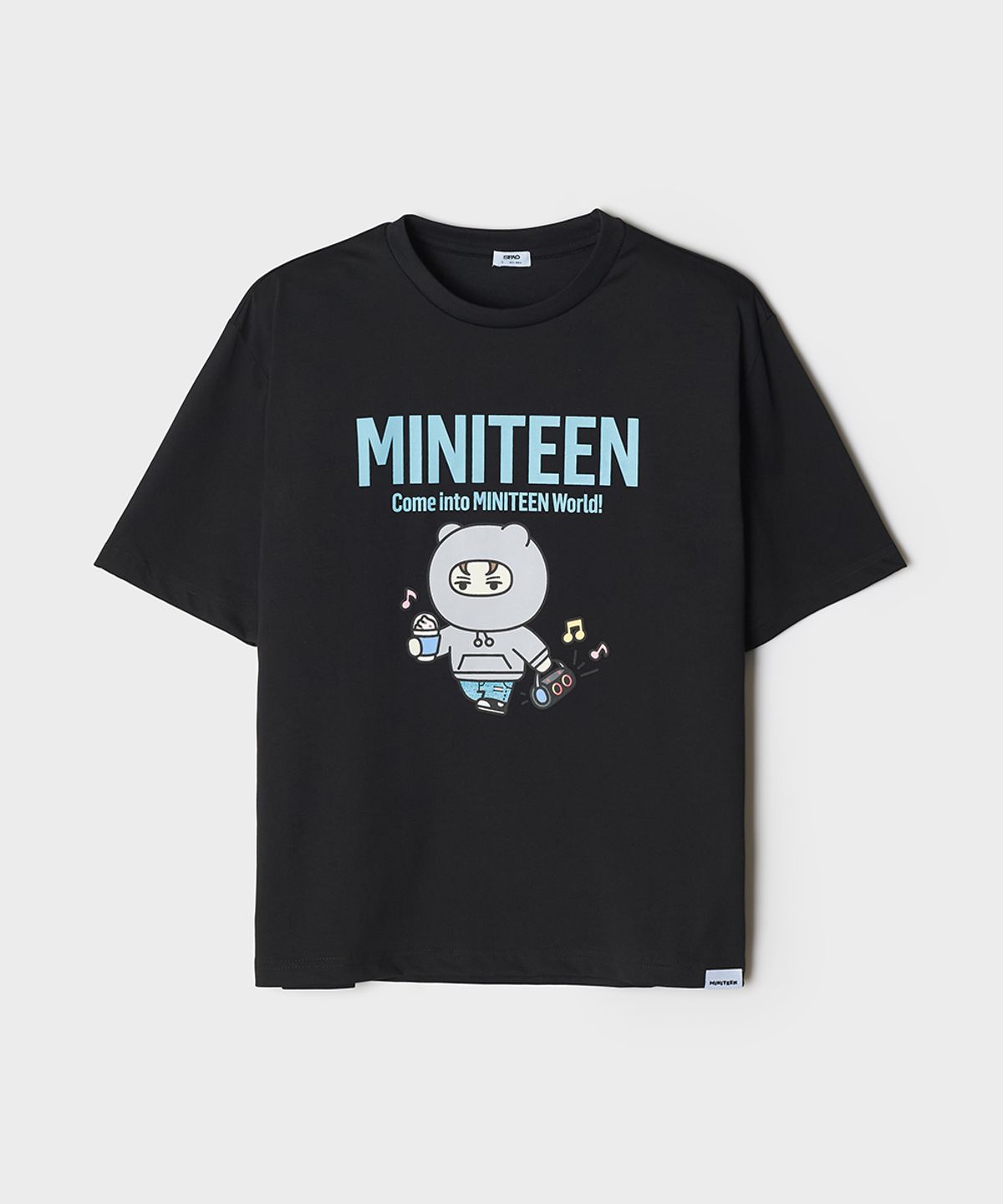 스파오(SPAO) [미니틴] 반팔 티셔츠(GRAY)_SPRLG25U16