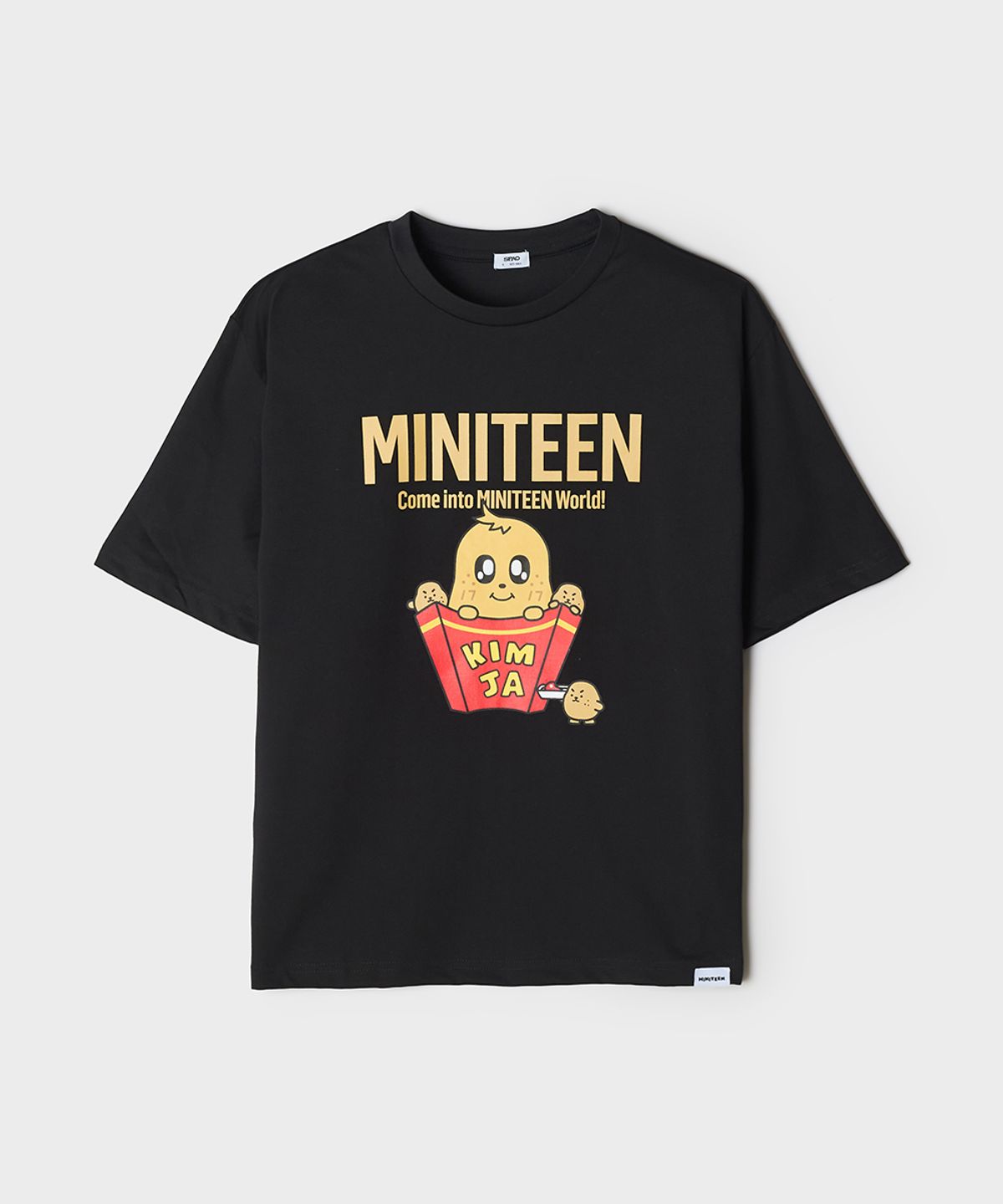 스파오(SPAO) [미니틴] 반팔 티셔츠(BROWN)_SPRLG25U16