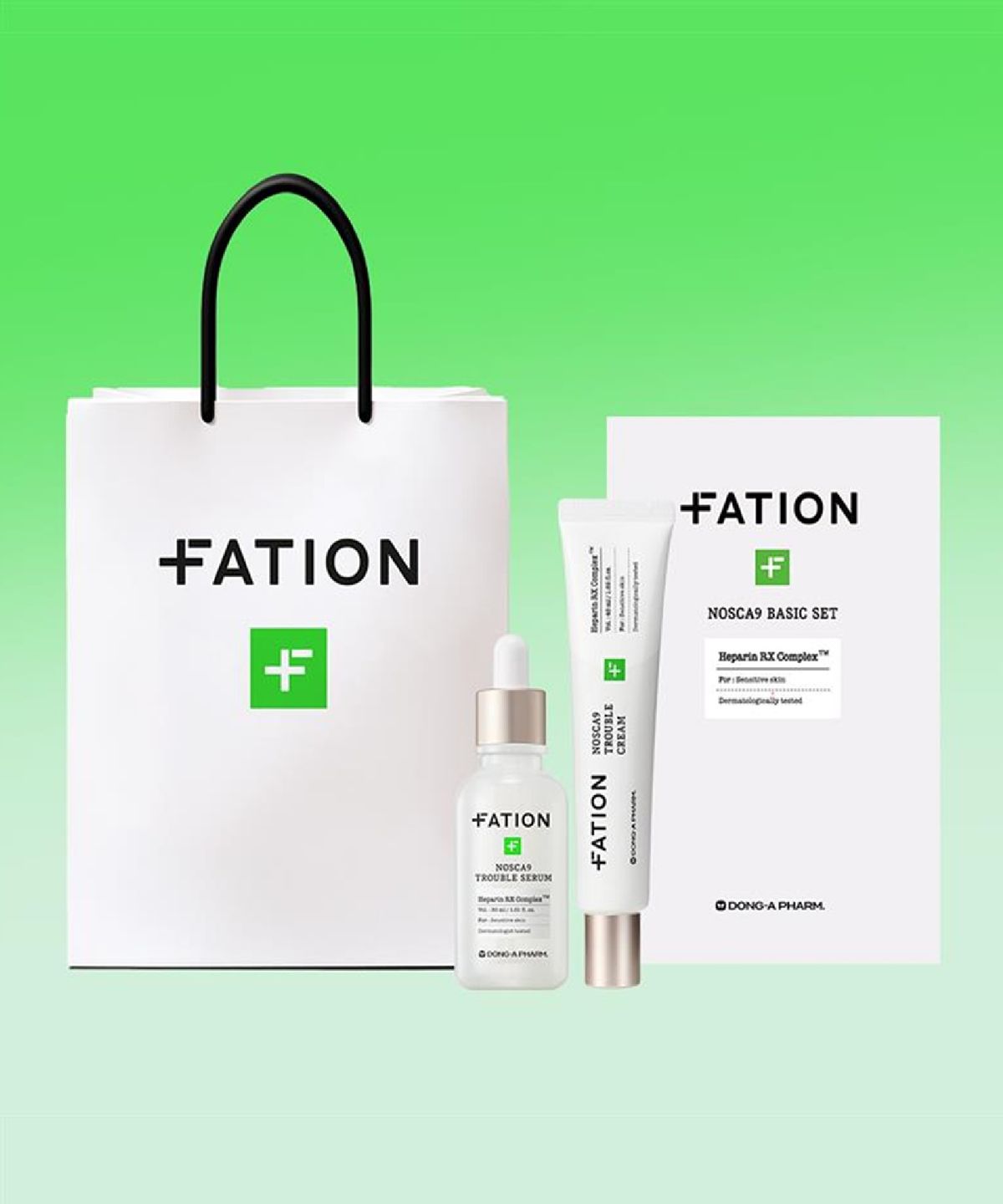 파티온(FATION) 노스카나인 2종 세트(세럼 30ml+크림 45ml)