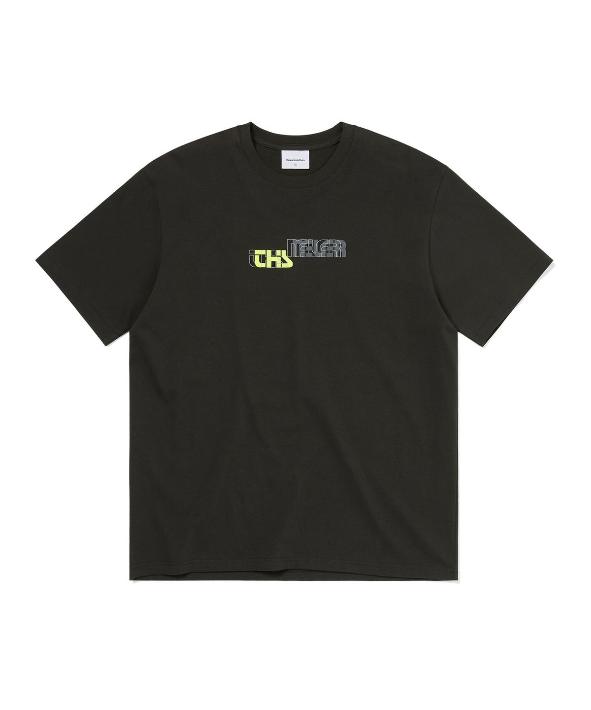 디스이즈네버댓(THISISNEVERTHAT) Misalign Tee Off Black