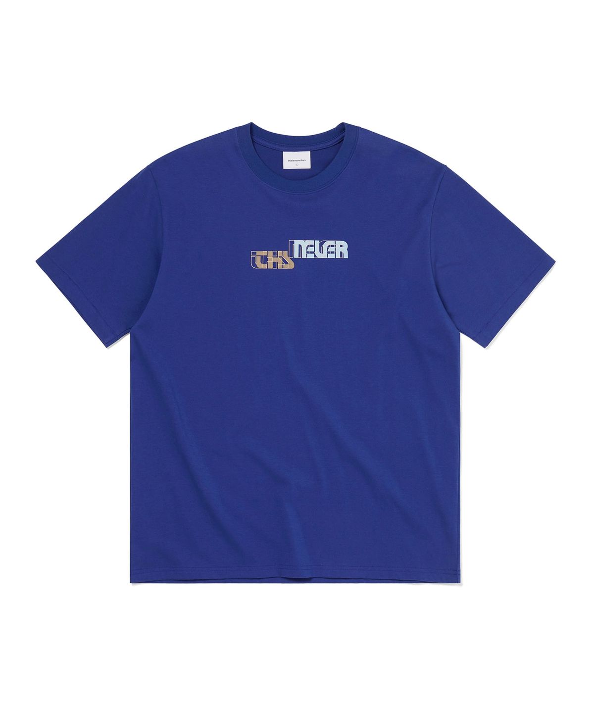 디스이즈네버댓(THISISNEVERTHAT) Misalign Tee Royal Blue