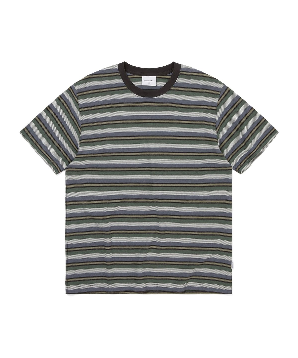 디스이즈네버댓(THISISNEVERTHAT) Inside Out Striped Tee Ivory