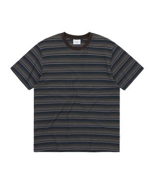 Inside Out Striped Tee Navy