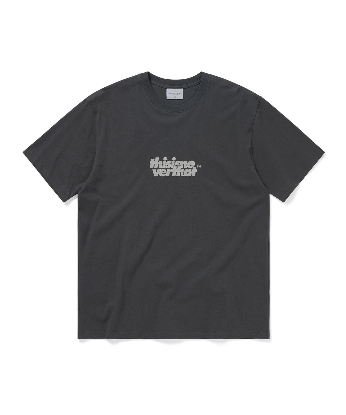 디스이즈네버댓(THISISNEVERTHAT) OL-Logo Tee Dark Grey