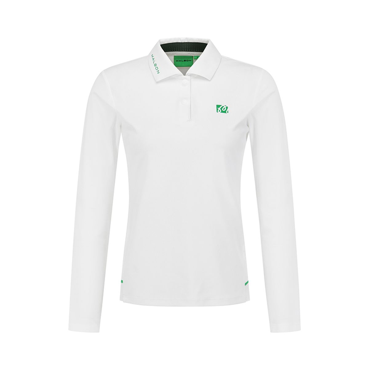 말본 골프(MALBON GOLF) 하이브리드 폴로 티셔츠 WHITE (WOMAN)
