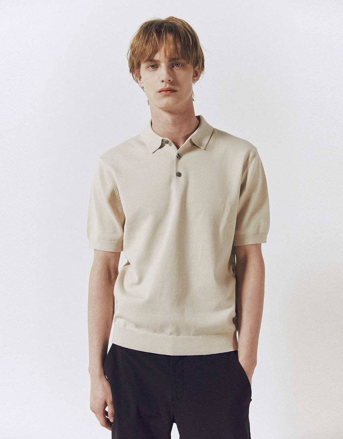지오다노(GIORDANO) 워셔블 코튼 폴로넥 반팔 니트 스웨터(12GG) 056510 [8color]
