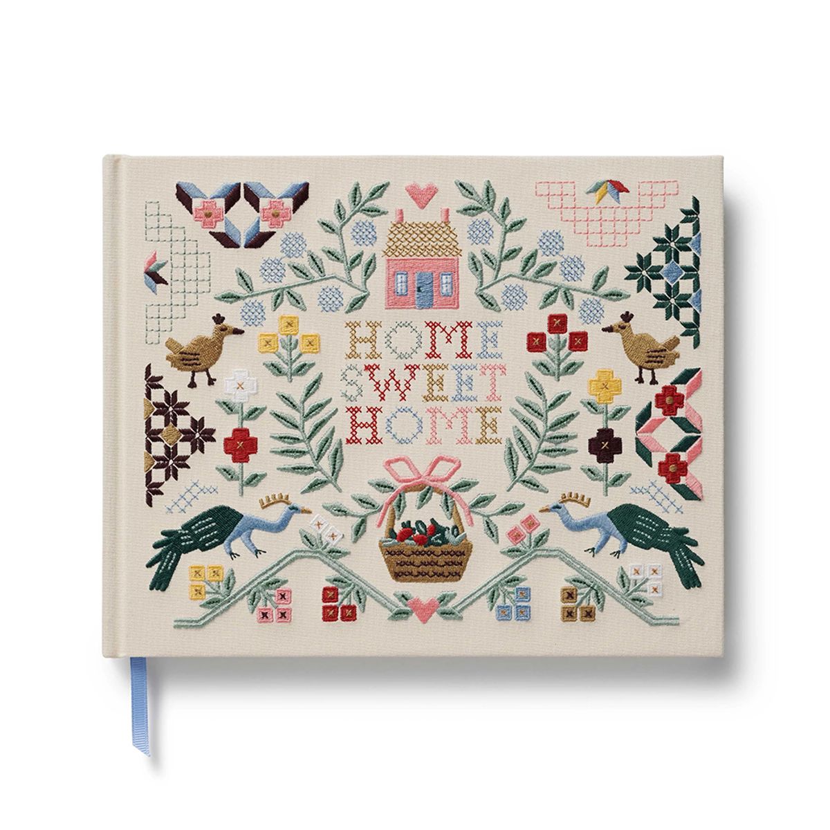 라이플 페이퍼(RIFLE PAPER) Home Sweet Home 자수 게스트북 방명록