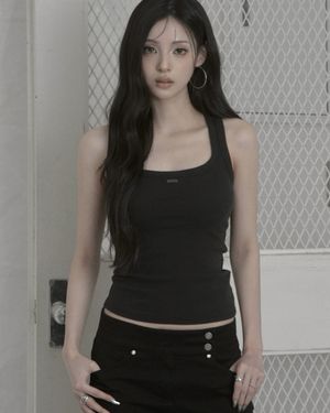 Muted Tank Top (charcoal)