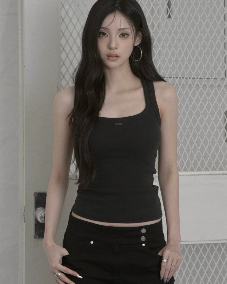 Muted Tank Top (charcoal)