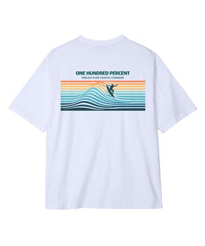 OHPxJOY b서핑라인 세미오버 반팔티