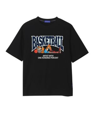 OHPxHARMONIA 베스킷볼 세미오버 반팔티