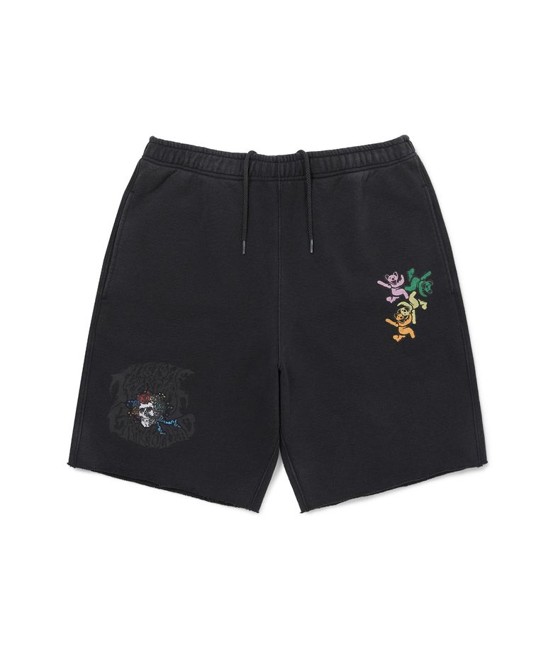 GD Ol Dancing Bears Washed Sweat Short Off Black