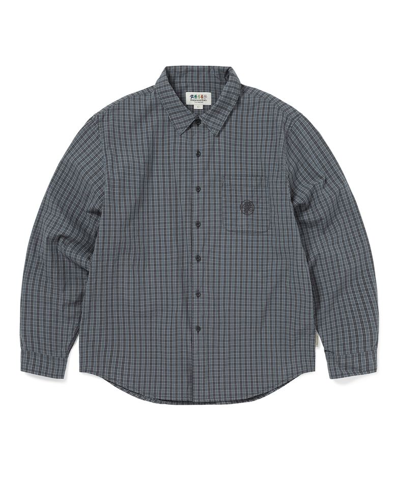 GD Lightning Bear Check Shirt Off Black
