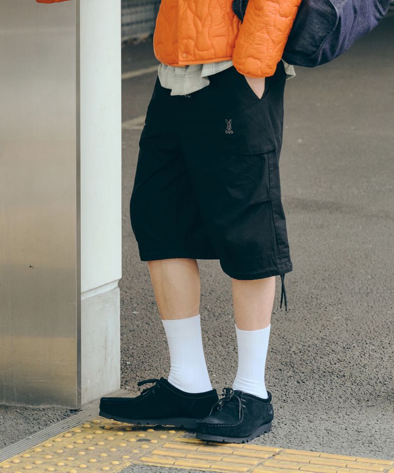 래빗 7부 팬츠(BLACK)
