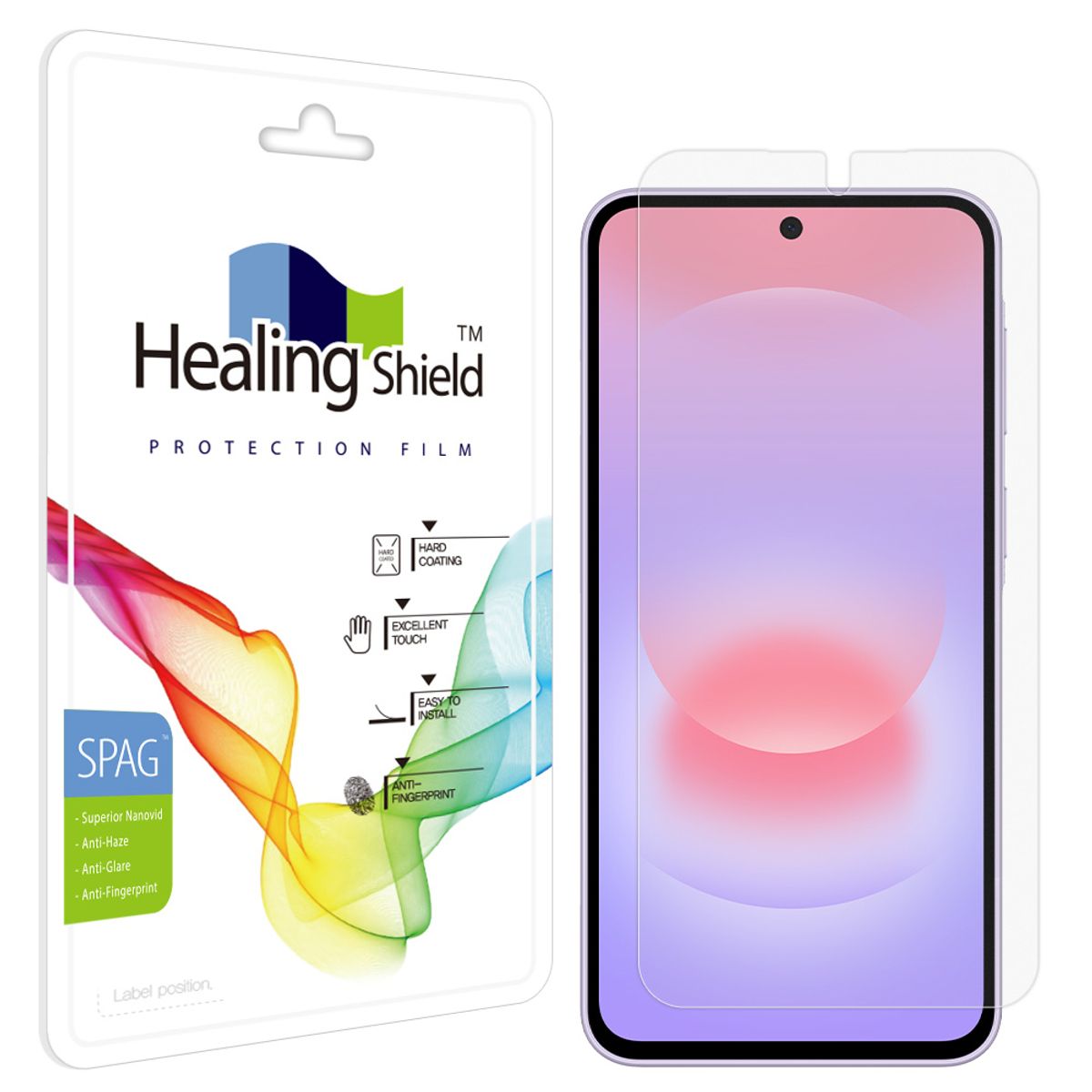 힐링쉴드(HEALINGSHIELD) 갤럭시 A37 슈페리어 저반사 액정보호필름 1매