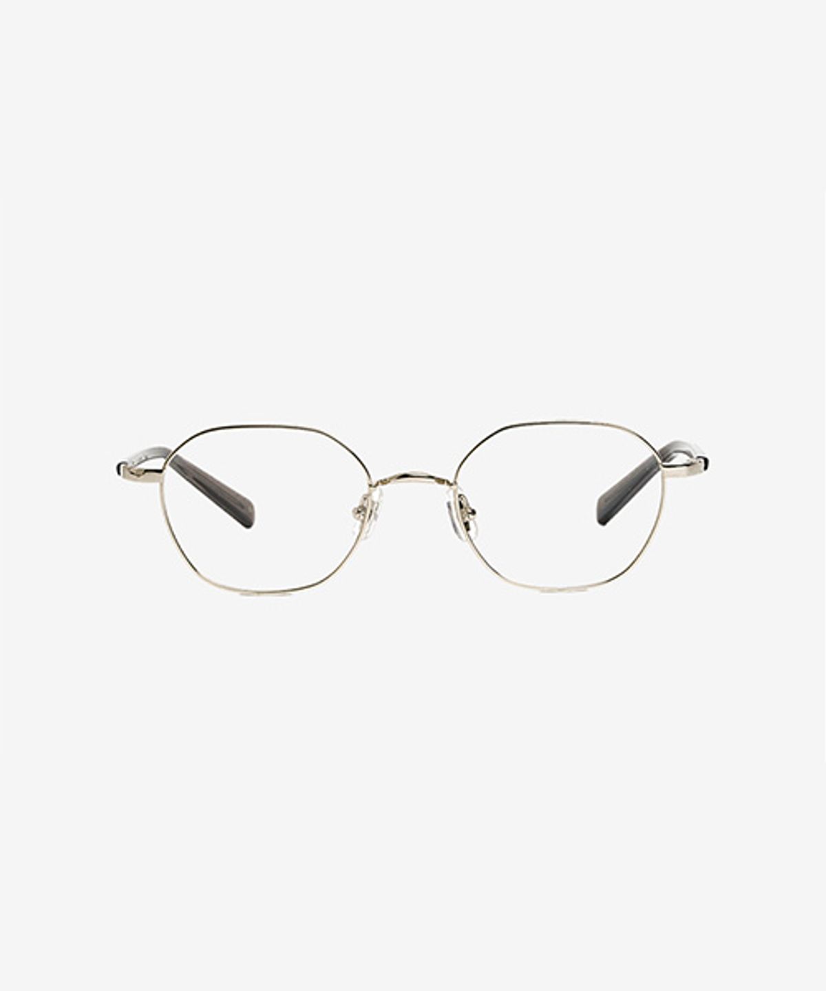 테츠오 아이웨어(TETSUO EYEWEAR) AMBER(엠버) 안경테 C4 GLOSSY SILVER