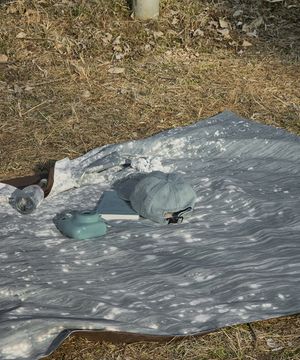 윤슬 피크닉매트 단면방수 휴대용 경량 감성 돗자리