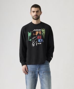 Levi’s® × BEASTIE BOYS 롱슬리브 밴드 티_004EY-0004
