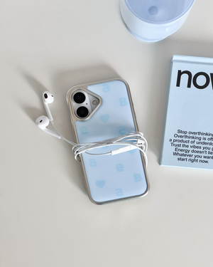 뉴로고 트윈블루 실버 에폭시 케이스