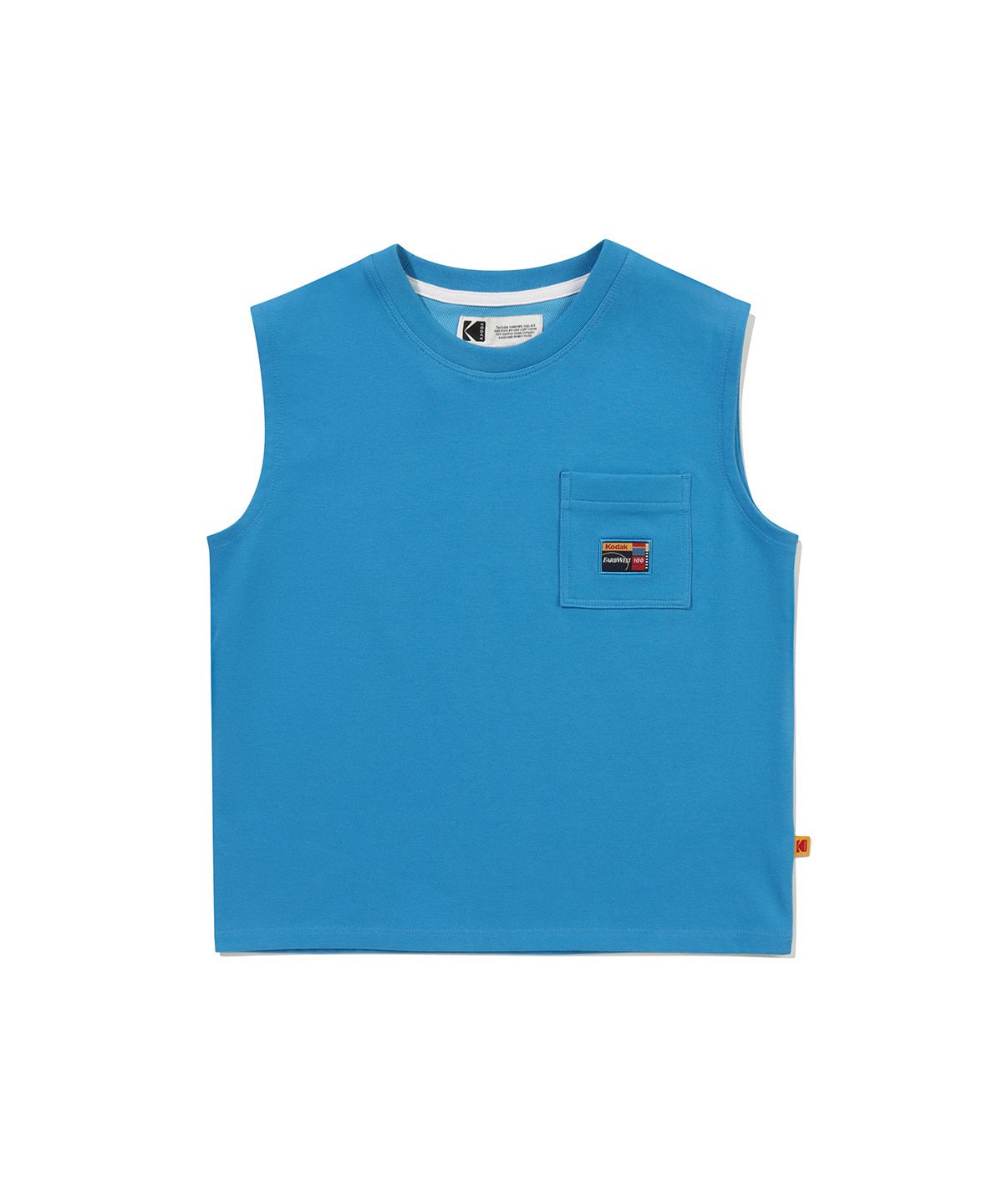 코닥 키즈(KODAK KIDS) 프레쉬 아스킨 나시 티셔츠 키즈 S.BLUE