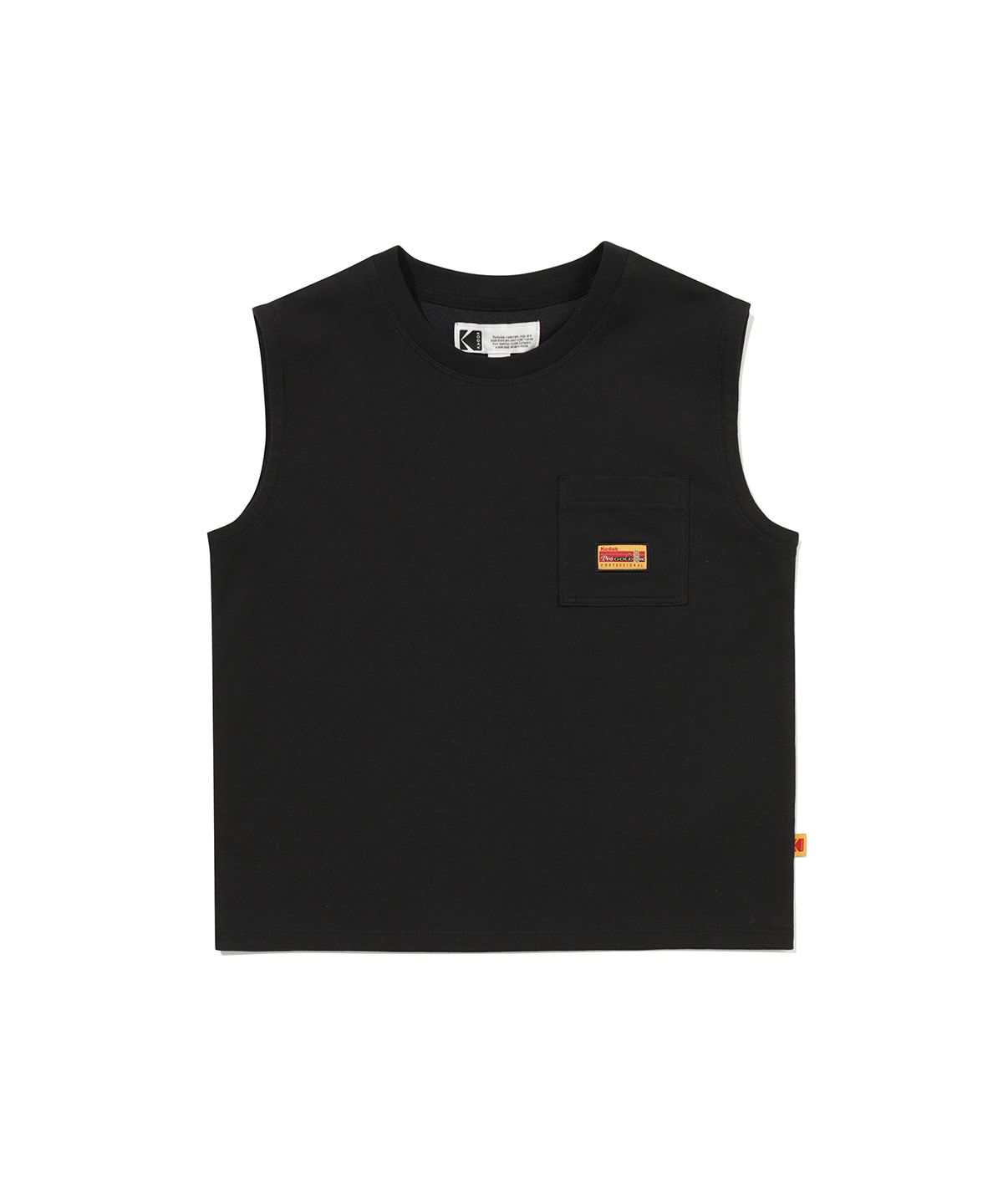 코닥 키즈(KODAK KIDS) 프레쉬 아스킨 나시 티셔츠 키즈 BLACK