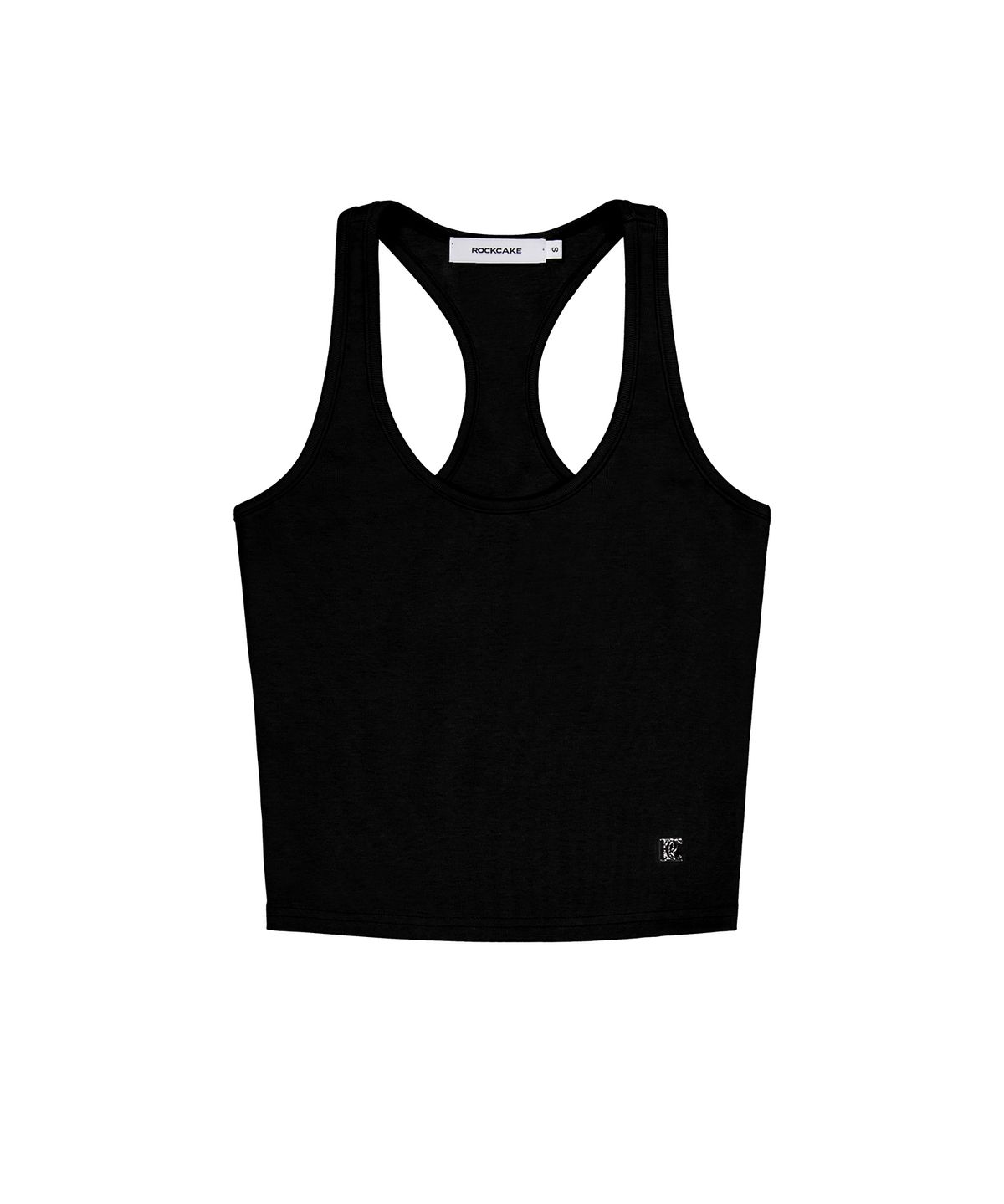 락케이크(ROCKCAKE) Essential Seam Line Sleeveless - Black