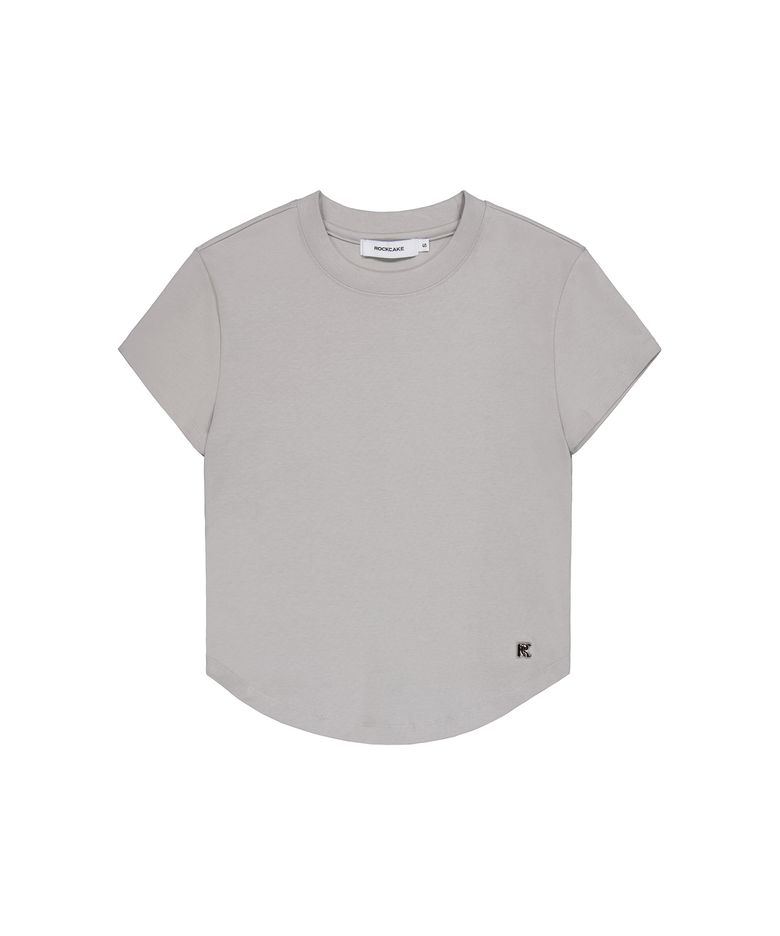 Essential Crew Neck Top - Gray