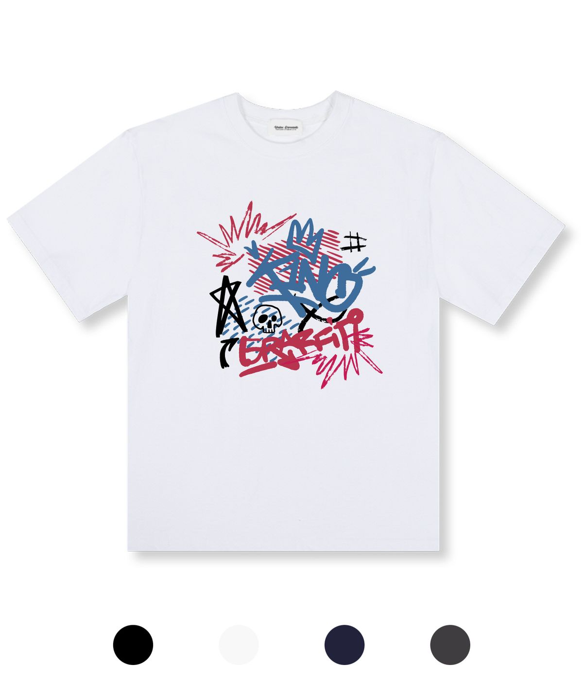 유니온가먼츠(UNION GARMENTS) 아이돈노우 오버핏 반팔 티셔츠 4COLOR