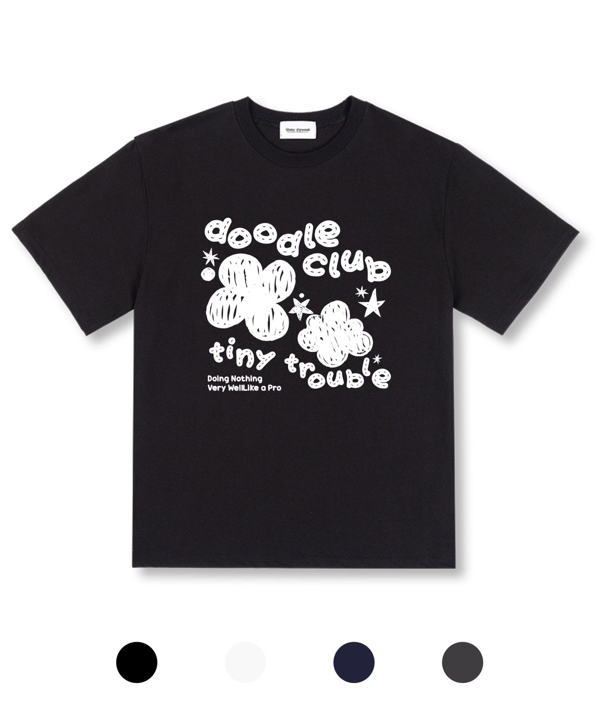 유니온가먼츠(UNION GARMENTS) 티니트러블 오버핏 반팔 티셔츠 4COLOR