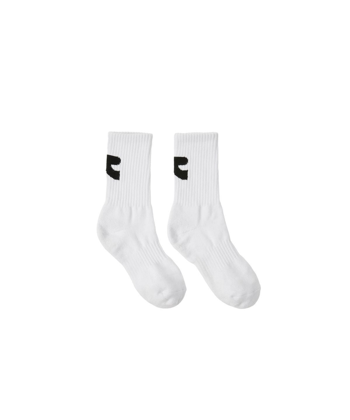 레스트앤레크레이션(REST&RECREATION) RR LOGO MID SOCKS - WHITE