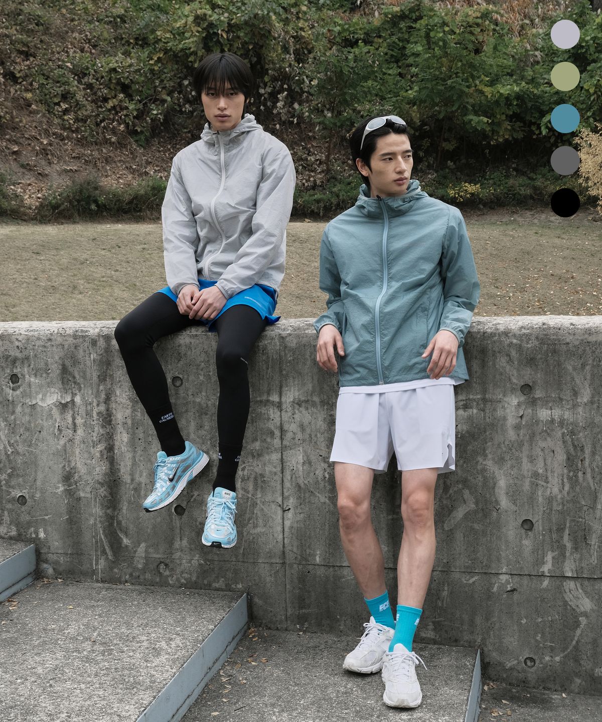얼스캄에라(EARTH CALM ERA) [3차 리오더] 라이트웨이트 에센셜 바람막이_5컬러