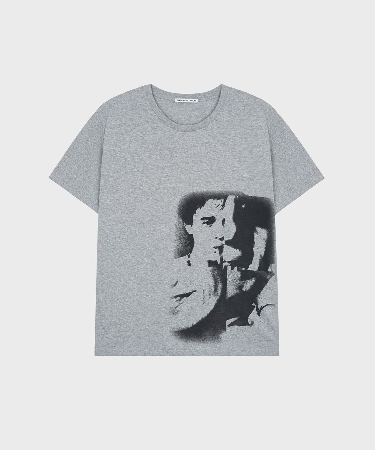 서피스에디션(SURFACE EDITION) QUADRO T-SHIRT GRAY