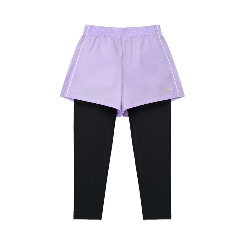 K262GWL610 여아 3부 레이어드 워터레깅스 LILAC